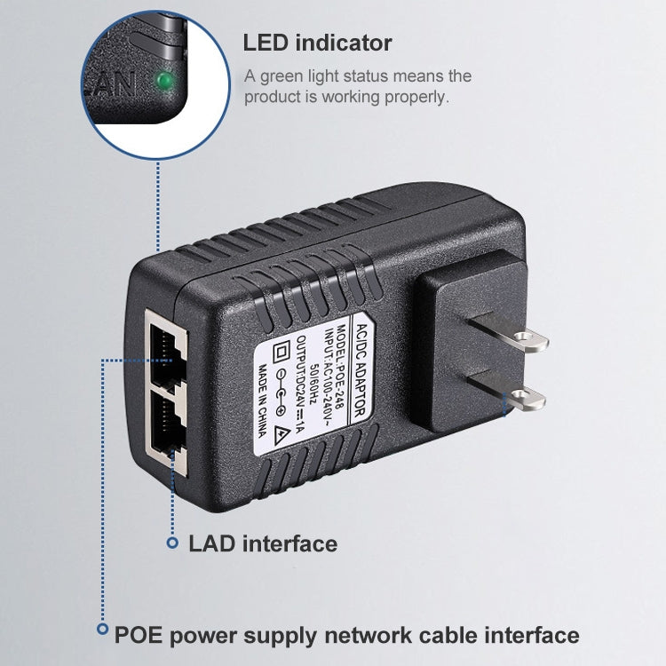 15V 1A Router AP Wireless POE / LAD Power Adapter(UK Plug) - Network Hardware by buy2fix | Online Shopping UK | buy2fix