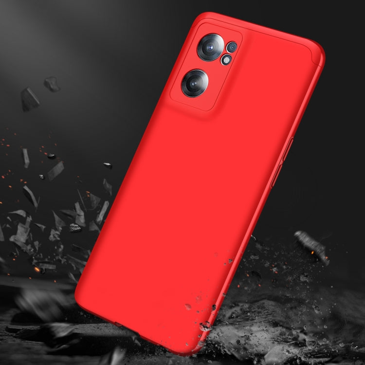 For OnePlus Nord CE 2 5G GKK Three Stage Splicing Full Coverage PC Case(Red) - OnePlus Cases by GKK | Online Shopping UK | buy2fix