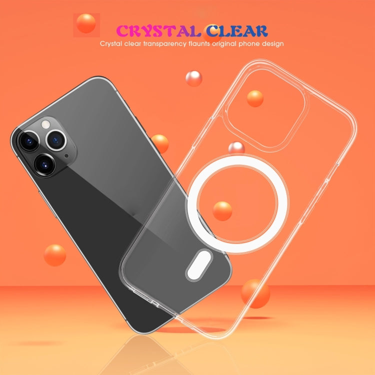 For iPhone 14 Pro Max Magsafe Clear Acrylic PC +TPU Phone Case (Transparent) - iPhone 14 Pro Max Cases by buy2fix | Online Shopping UK | buy2fix