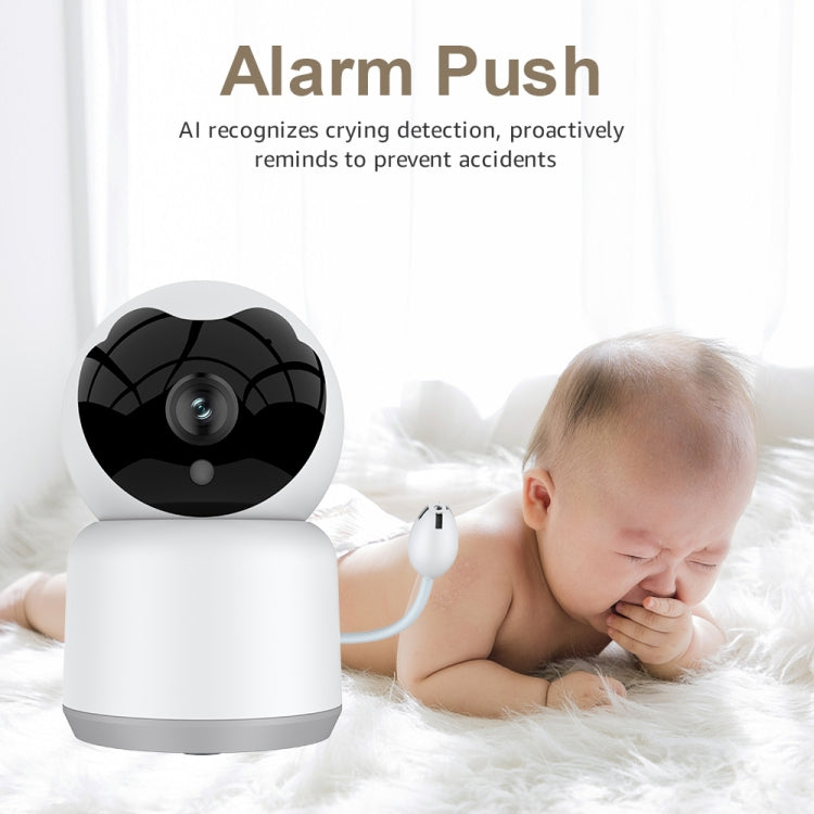 YT51 1920x1080 Home Baby Wireless Camera, Support Infrared Night Vision / Baby Crying Detection, AU Plug(White) - Security by buy2fix | Online Shopping UK | buy2fix