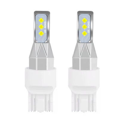 1 Pair 7440 DC 12V-24V 12W 1800LM Car LED Fog Light(Yellow Light) - In Car by buy2fix | Online Shopping UK | buy2fix