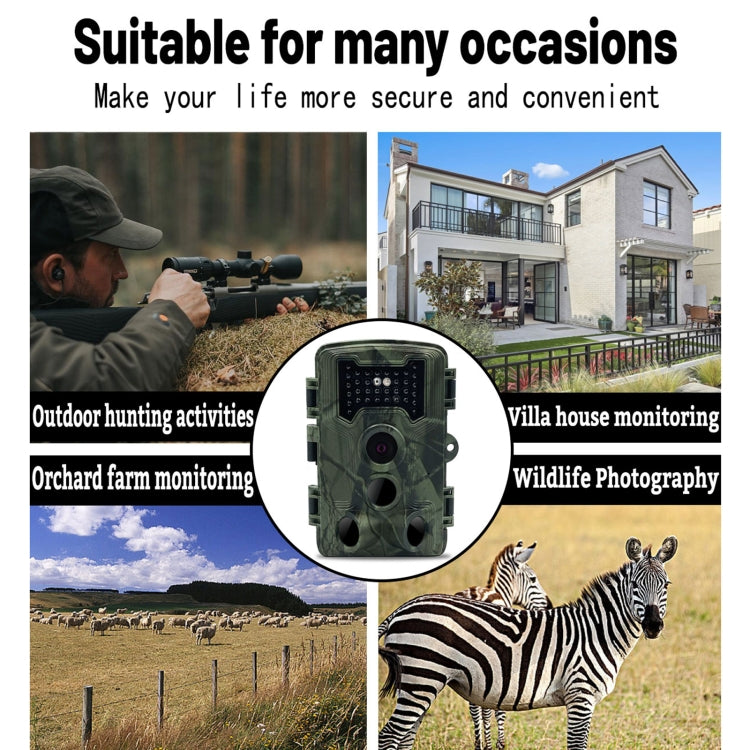 PR1000 2 Inch LCD Screen Infrared Night Vision Motion Wildlife Hunting Trail Camera - Hunting Cameras by buy2fix | Online Shopping UK | buy2fix