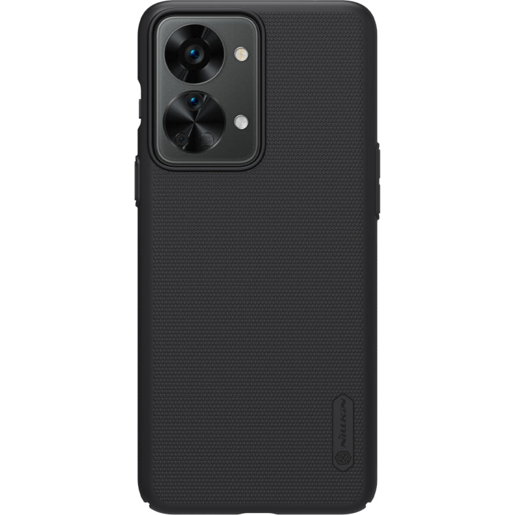 For OnePlus Nord 2T 5G NILLKIN Frosted PC Phone Case(Black) - OnePlus Cases by NILLKIN | Online Shopping UK | buy2fix