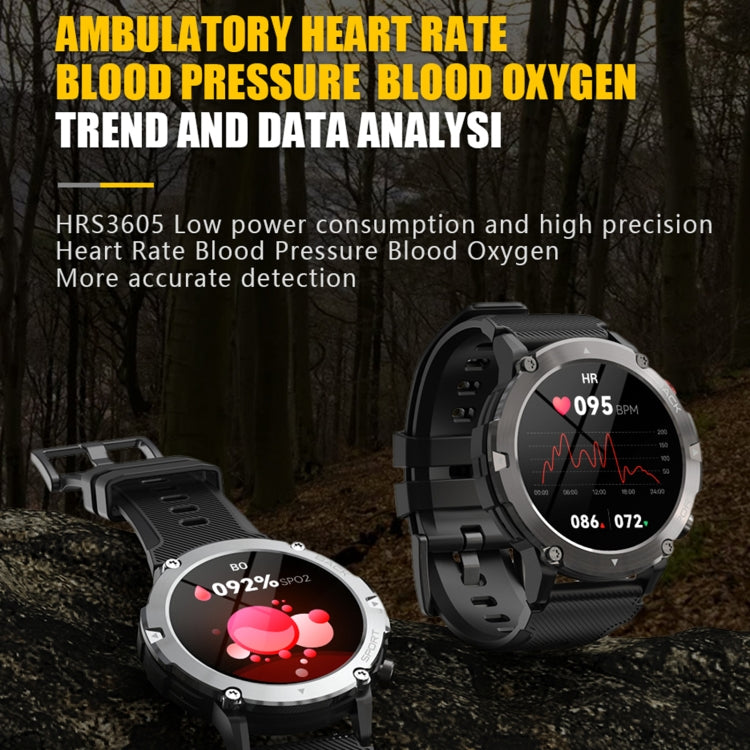 C21 1.32 inch HD Screen Smart Watch, Support Heart Rate Monitoring/Blood Oxygen Monitoring(Silver) - Smart Wear by buy2fix | Online Shopping UK | buy2fix