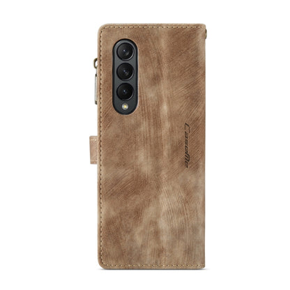 For Samsung Galaxy Z Fold3 5G CaseMe C30 Multifunctional Phone Leather Phone Case(Brown) - Samsung Accessories by CaseMe | Online Shopping UK | buy2fix