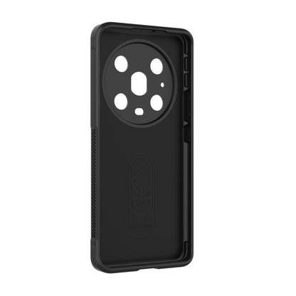 For Honor Magic4 Pro Magic Shield TPU + Flannel Phone Case(Dark Green) - Mobile Accessories by buy2fix | Online Shopping UK | buy2fix