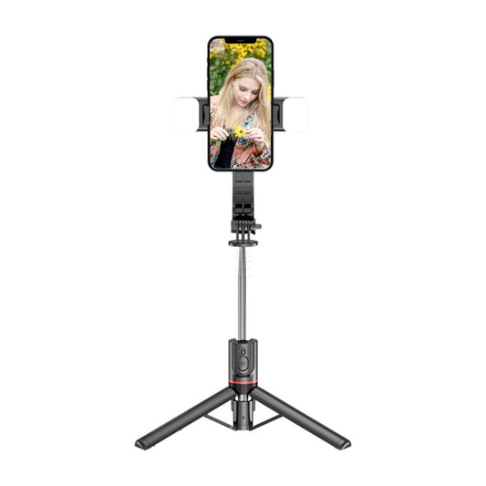 L13D Bluetooth Remote Control Detachable Fill Light Tripod Selfie Stick Phone Holder - Consumer Electronics by buy2fix | Online Shopping UK | buy2fix