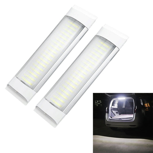 2 PCS ZS-3331 12-80V High Bright 84LEDs RV Dome Light Cabin Light Bar - In Car by buy2fix | Online Shopping UK | buy2fix
