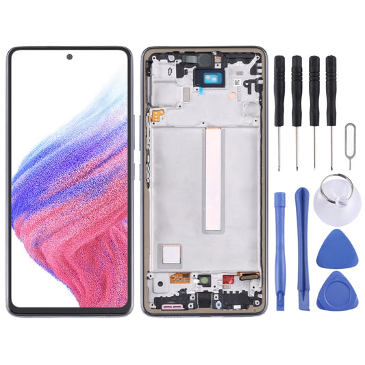 Original Super AMOLED LCD Screen For Samsung Galaxy A53 5G SM-A536B Digitizer Full Assembly with Frame - Galaxy A Series Parts by buy2fix | Online Shopping UK | buy2fix