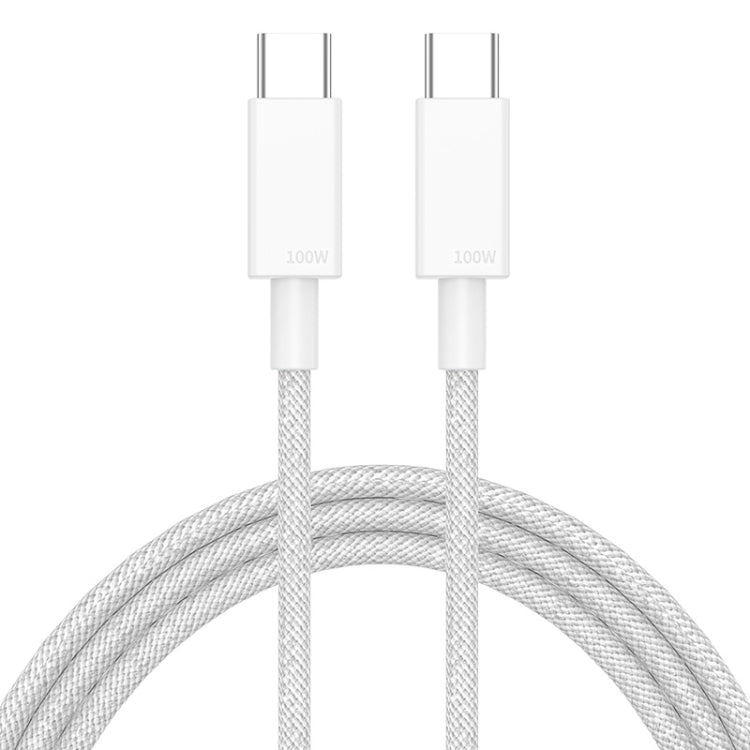 100W USB-C / Type-C to USB-C / Type-C Fast Charging Data Cable, Length:3m(White) -  by buy2fix | Online Shopping UK | buy2fix