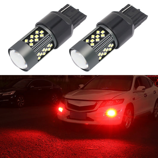 1 Pair 7440 12V 7W Strobe Car LED Fog Light(Red Light) - In Car by buy2fix | Online Shopping UK | buy2fix