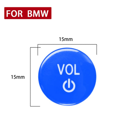 Car Audio Volume Button for BMW X7 G07 2019+, Left and Right Drive(Blue) - In Car by buy2fix | Online Shopping UK | buy2fix