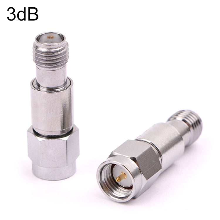 3dBi SMA Attenuator DC-6GHz SMA Coaxial Fixed Connectors - Connectors by buy2fix | Online Shopping UK | buy2fix