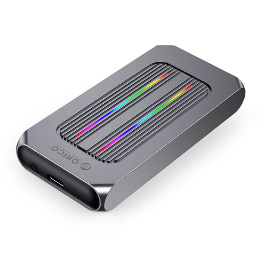 ORICO M2R1-G2-GY 10Gbps M.2 NVMe RGB SSD Enclosure(Grey) - HDD Enclosure by ORICO | Online Shopping UK | buy2fix