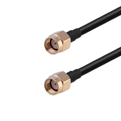 RP-SMA Male to RP-SMA Male RG174 RF Coaxial Adapter Cable, Length: 1m - Connectors by buy2fix | Online Shopping UK | buy2fix