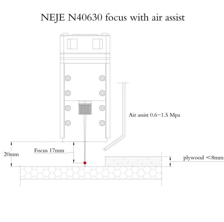 NEJE MASTER 3 Plus Laser Engraver with N40630 Laser Module(US Plug) - Consumer Electronics by NEJE | Online Shopping UK | buy2fix