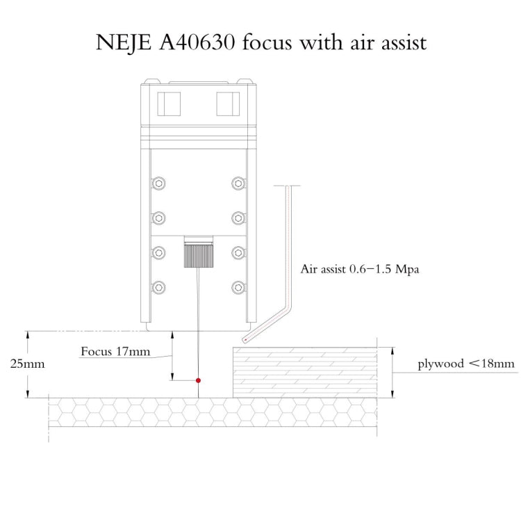 NEJE MASTER 3 Plus Laser Engraver with A40630 Laser Module(EU Plug) - Consumer Electronics by NEJE | Online Shopping UK | buy2fix