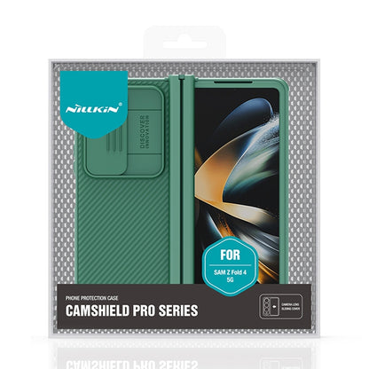 For Samsung Galaxy Z Fold4 NILLKIN Black Mirror Pro Series Camshield PC Phone Case, Simple Set(Green) - Galaxy Z Fold4 5G Cases by NILLKIN | Online Shopping UK | buy2fix