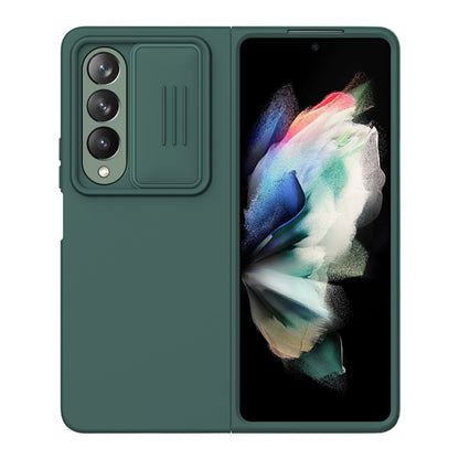 For Samsung Galaxy Z Fold4 5G NILLKIN CamShield Liquid Silicone + PC Full Coverage Case(Green) - Galaxy Z Fold4 5G Cases by NILLKIN | Online Shopping UK | buy2fix