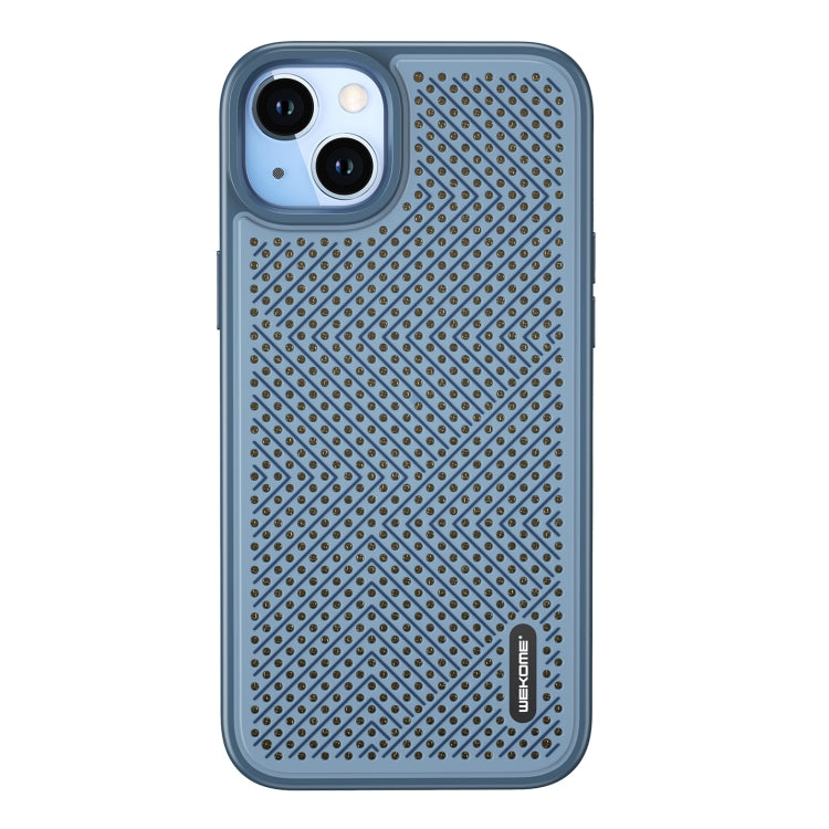 For iPhone 14 Plus WEKOME Graphene Heat Dissipation Phone Case (Blue) - iPhone 14 Plus Cases by WK | Online Shopping UK | buy2fix