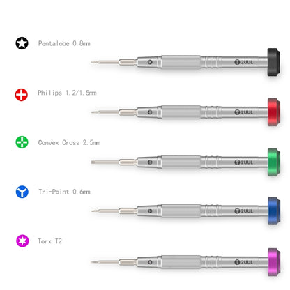 2UUL Corss 1.2/1.5 Colorful Flyshaft Screwdriver - Screwdriver by 2UUL | Online Shopping UK | buy2fix