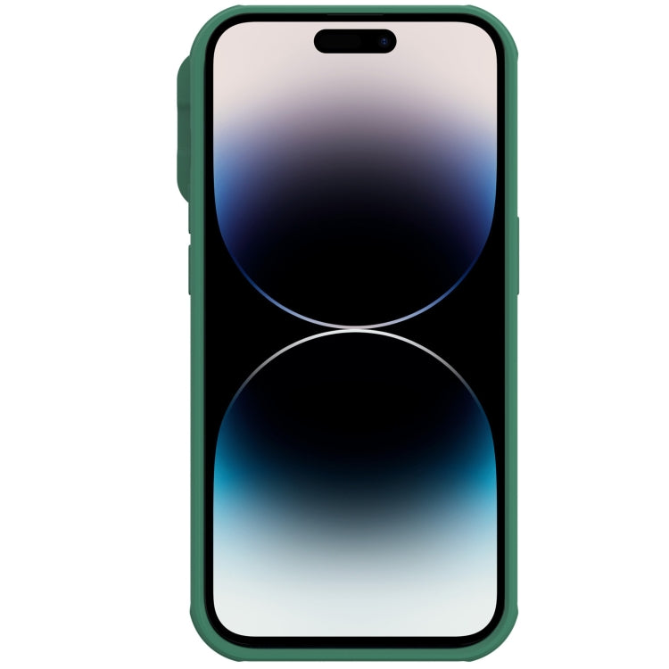 For iPhone 14 Pro NILLKIN CamShield Pro Protective Phone Case(Green) - iPhone 14 Pro Cases by NILLKIN | Online Shopping UK | buy2fix