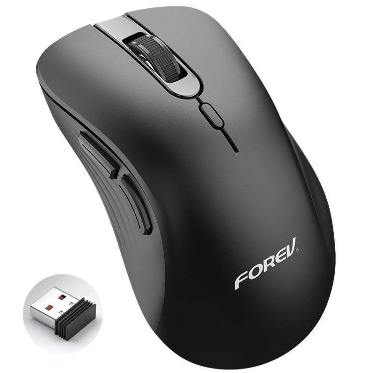 FOREV FV-G200 Wireless Ergonomic Vertical Side Button Mouse(Black) - Wireless Mice by buy2fix | Online Shopping UK | buy2fix