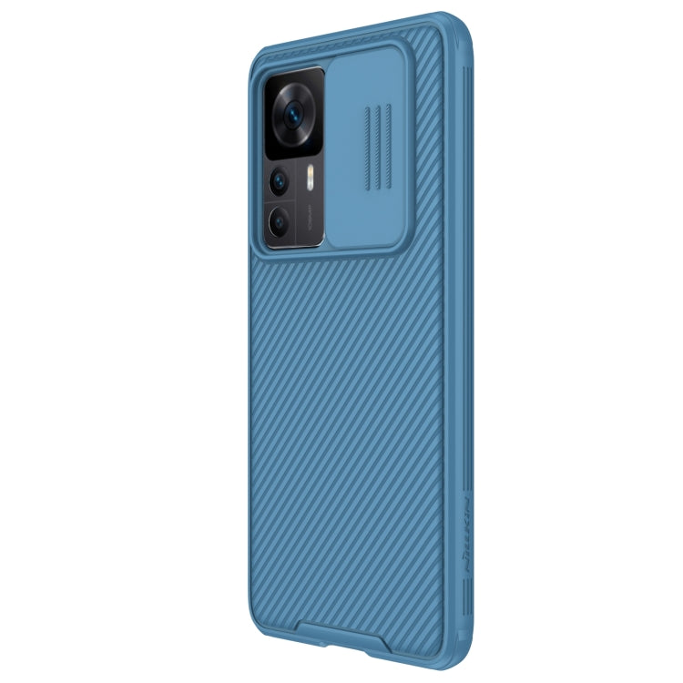 For Xiaomi Redmi K50 Ultra/12T NILLKIN CamShield Pro PC Phone Case(Blue) - Xiaomi Cases by NILLKIN | Online Shopping UK | buy2fix