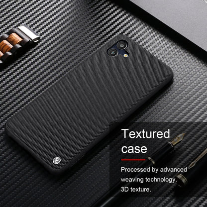 For Samsung Galaxy M13 5G NILLKIN 3D Texture Nylon Fiber PC+TPU Phone Case(Black) - Galaxy Phone Cases by NILLKIN | Online Shopping UK | buy2fix