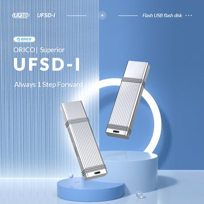 ORICO USB Solid State Flash Drive, Read: 520MB/s, Write: 450MB/s, Memory:128GB, Port:Type-C(Silver) - USB Flash Drives by ORICO | Online Shopping UK | buy2fix