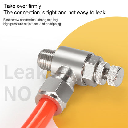 SL6-02 LAIZE Nickel Plated Copper Trachea Quick Fitting Throttle Valve Lock Female Connector -  by LAIZE | Online Shopping UK | buy2fix