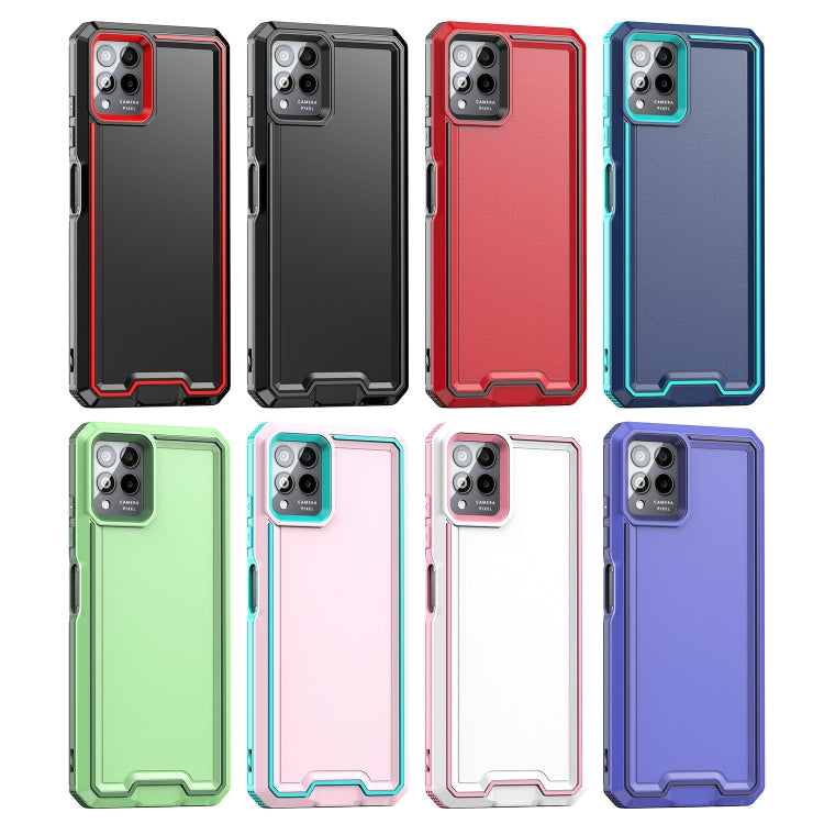 For T-Mobile Revvl 6 Pro 5G Armour Two-color TPU + PC Phone Case(Purple) - More Brand by buy2fix | Online Shopping UK | buy2fix