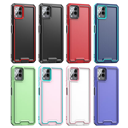 For T-Mobile Revvl 6 Pro 5G Armour Two-color TPU + PC Phone Case(Purple) - More Brand by buy2fix | Online Shopping UK | buy2fix