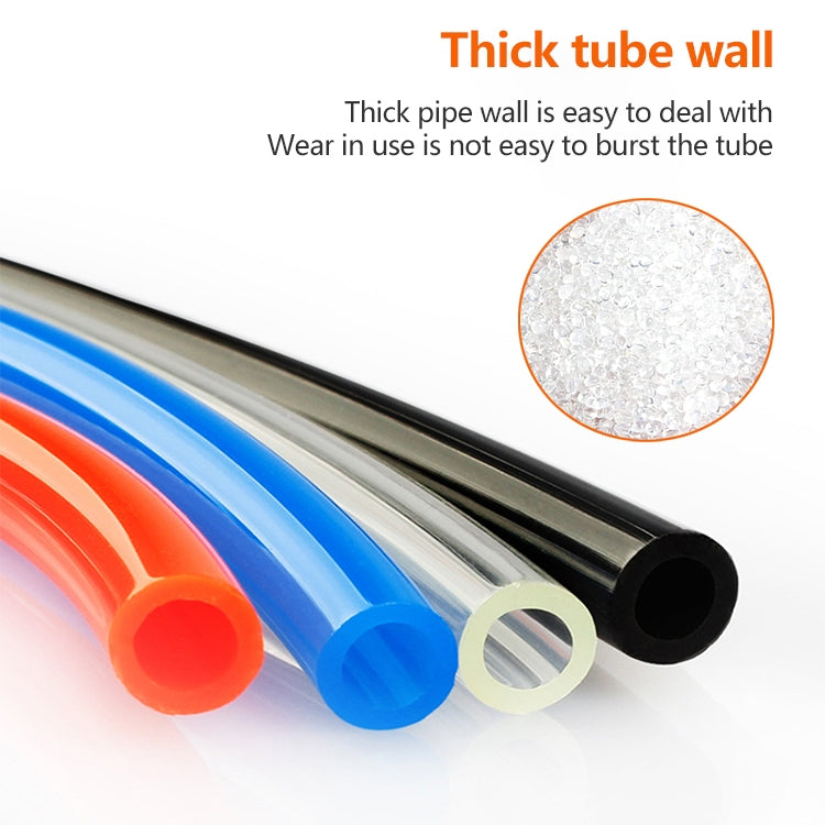 LAIZE Pneumatic Compressor Air Flexible PU Tube, Specification:8x5mm, 80m(Transparent) - PU Air Pipe by LAIZE | Online Shopping UK | buy2fix