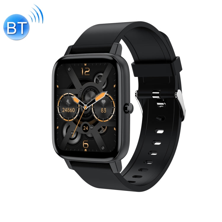 Ochstin 5H80 1.69 inch Square Screen Silicone Strap Heart Rate Blood Oxygen Monitoring Bluetooth Smart Watch(Black) - Smart Watches by OCHSTIN | Online Shopping UK | buy2fix