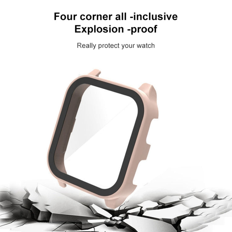 For Garmin Venu Sq2 PC + 9H Tempered Glass Integrated Protective Watch Case(Transparent) - Watch Cases by buy2fix | Online Shopping UK | buy2fix