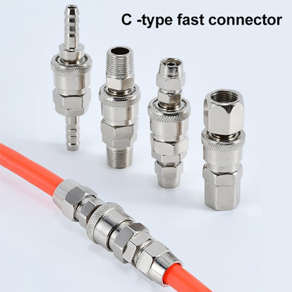 LAIZE PP-20 10pcs C-type Self-lock Air Tube Pneumatic Quick Fitting Connector -  by LAIZE | Online Shopping UK | buy2fix