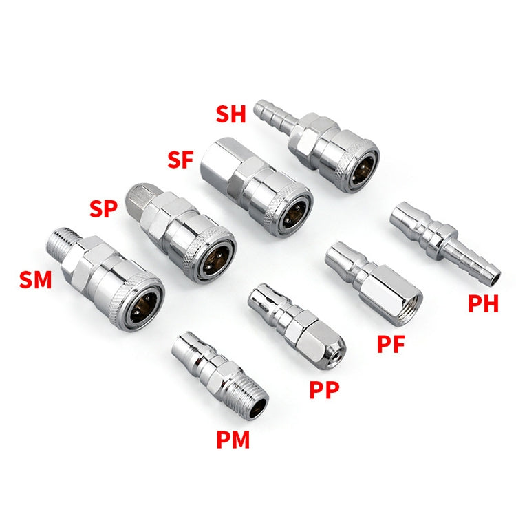 LAIZE SF-40 10pcs C-type Self-lock Air Tube Pneumatic Quick Fitting Connector -  by LAIZE | Online Shopping UK | buy2fix