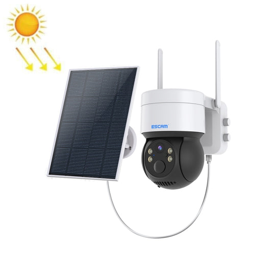ESCAM QF170 2MP WiFi Full Color Night Vision Two-way Audio Solar Camera(Black) - Security by ESCAM | Online Shopping UK | buy2fix