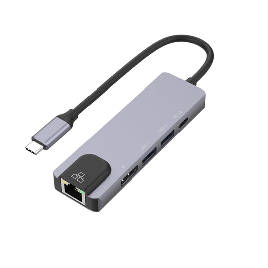 Onten OTN-UC920S USB-C / Type-C Portable Multifunctional HUB Docking Station - Computer & Networking by Onten | Online Shopping UK | buy2fix