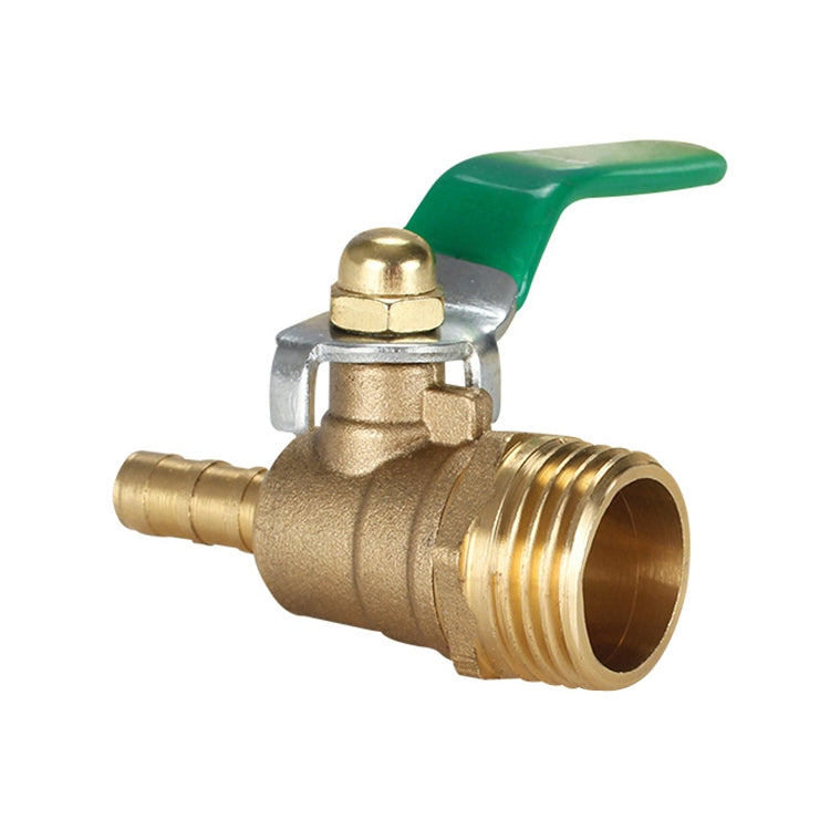 LAIZE Pneumatic Hose Connector Thickened Brass Ball Valve, Size:Outside 3 Point-Barb 12mm -  by LAIZE | Online Shopping UK | buy2fix