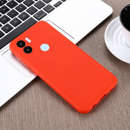 For Xiaomi Redmi A1+ / A2+ / Poco C50 Solid Color Liquid Silicone Shockproof Full Coverage Phone Case(Red) - Xiaomi Cases by buy2fix | Online Shopping UK | buy2fix