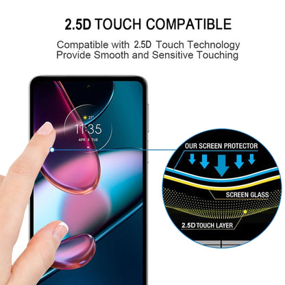 For Motorola Edge 30 Pro 5G/Edge+ 5G UW/Edge 2022 25 PCS Full Glue Full Screen Tempered Glass Film - Motorola Tempered Glass by buy2fix | Online Shopping UK | buy2fix