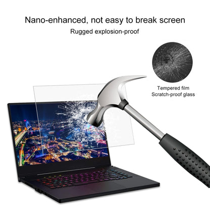 For ASUS ROG Zephyrus S (GX531) 15.6 inch Laptop Screen HD Tempered Glass Protective Film - Computer & Networking by buy2fix | Online Shopping UK | buy2fix