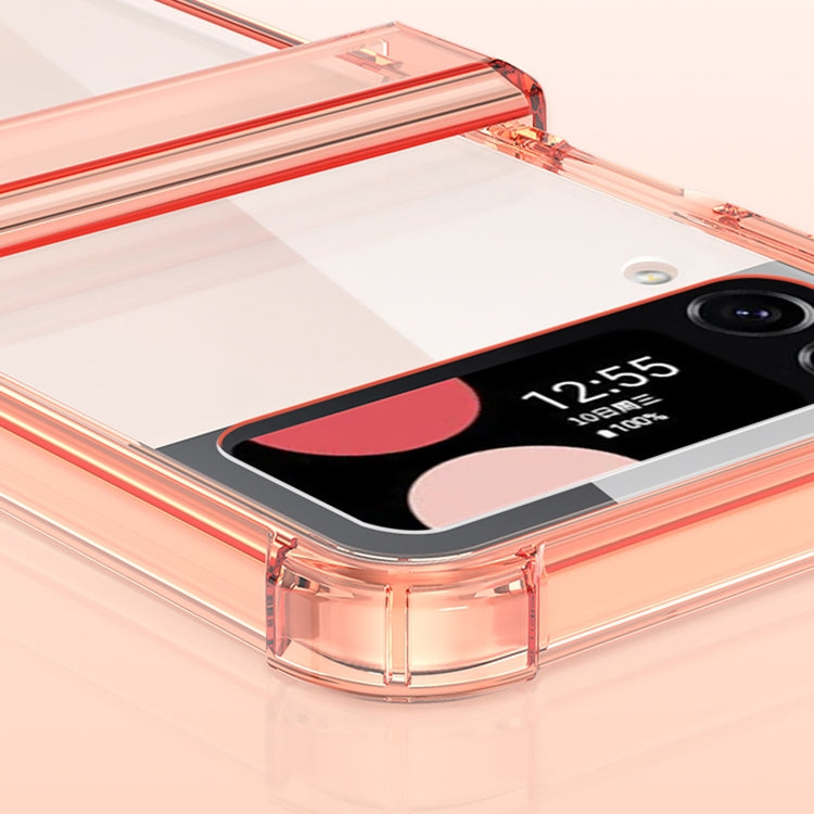 For Samsung Galaxy Z Flip4 GKK Airbag Hinge Shockproof Phone Case(Black) - Galaxy Z Flip4 5G Cases by GKK | Online Shopping UK | buy2fix