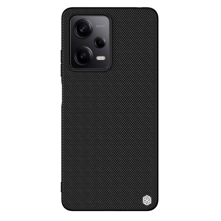 For Xiaomi Redmi Note 12 Pro 5G China NILLKIN Shockproof TPU + PC Textured Phone Case(Black) - Note 12 Pro Cases by NILLKIN | Online Shopping UK | buy2fix