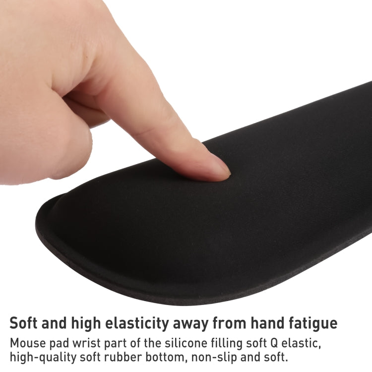 Memory Foam Wrist Guard Keyboard Holder(Black) -  by buy2fix | Online Shopping UK | buy2fix