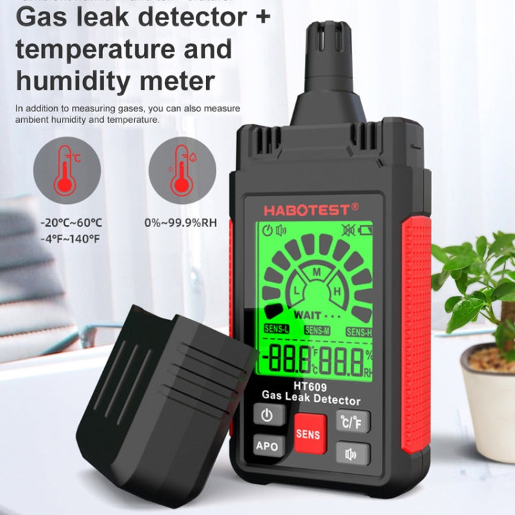 HABOTEST HT609 Portable Combustible Gas Detector - Consumer Electronics by buy2fix | Online Shopping UK | buy2fix