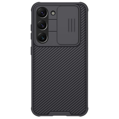 For Samsung Galaxy S23 5G NILLKIN Black Mirror Pro Series Camshield Phone Case(Black) - Galaxy S23 5G Cases by NILLKIN | Online Shopping UK | buy2fix