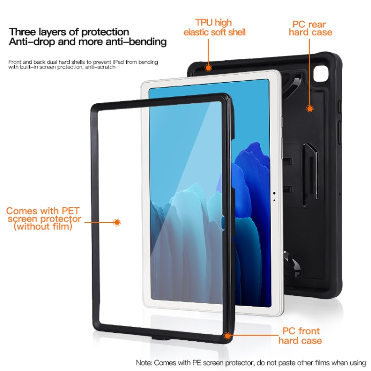 For Samsung Galaxy Tab A7 10.4 360 Full Body Shockproof Tablet Case(Black) - Other Galaxy Tab PC by buy2fix | Online Shopping UK | buy2fix